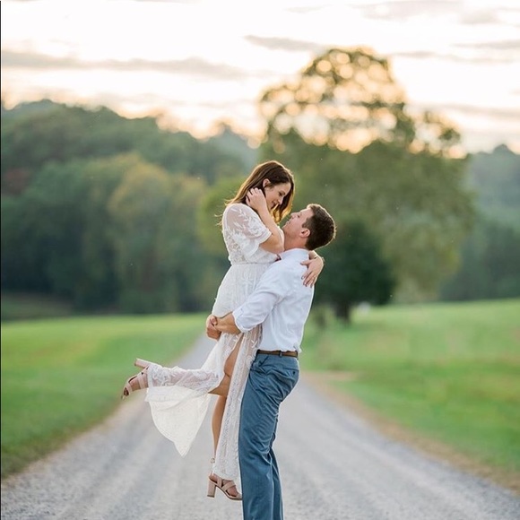 White Lace Maxi Romper - Picture 3 of 3